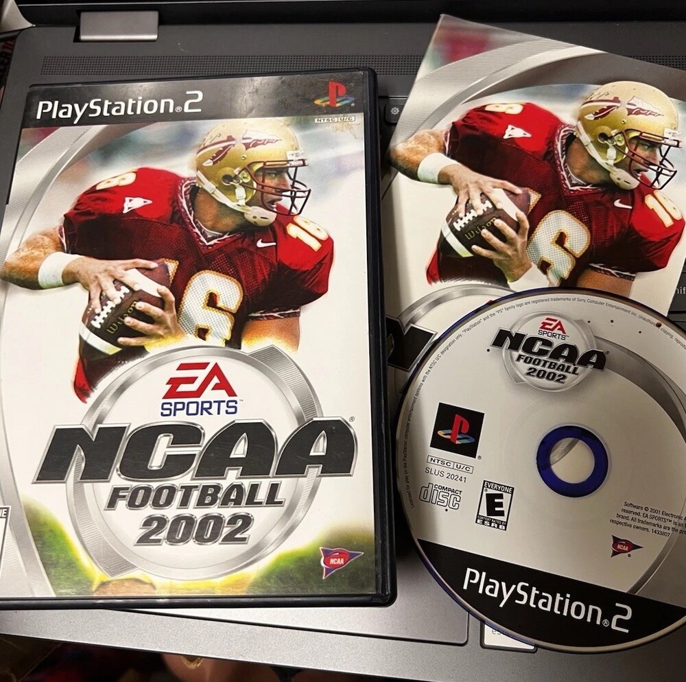 A SPORTS NCAA FOOTBALL 2002 (Sony PlayStation 2, PS2 CIB GAME Complete